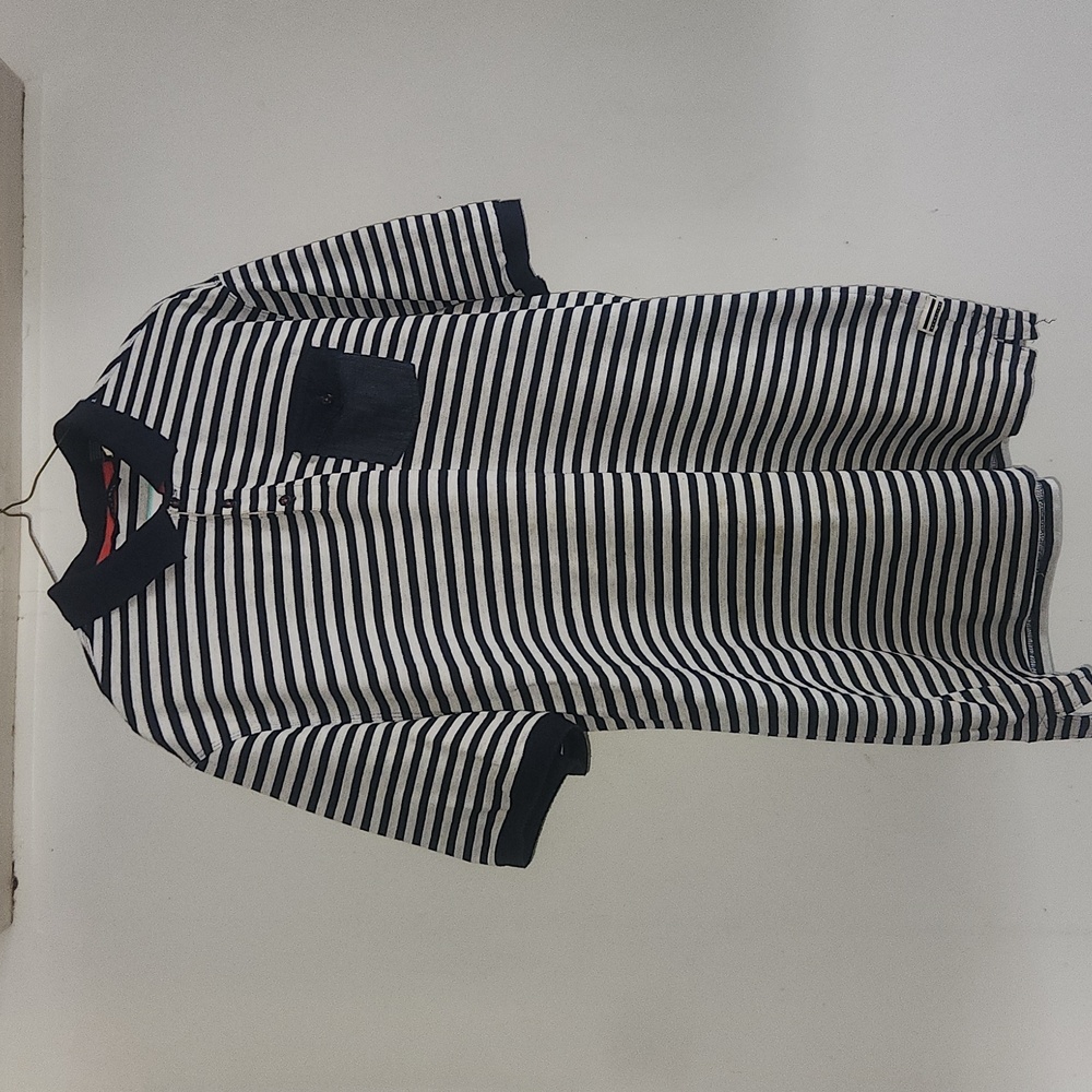 Sean John Mens 2XL polo blue & Grey shirt